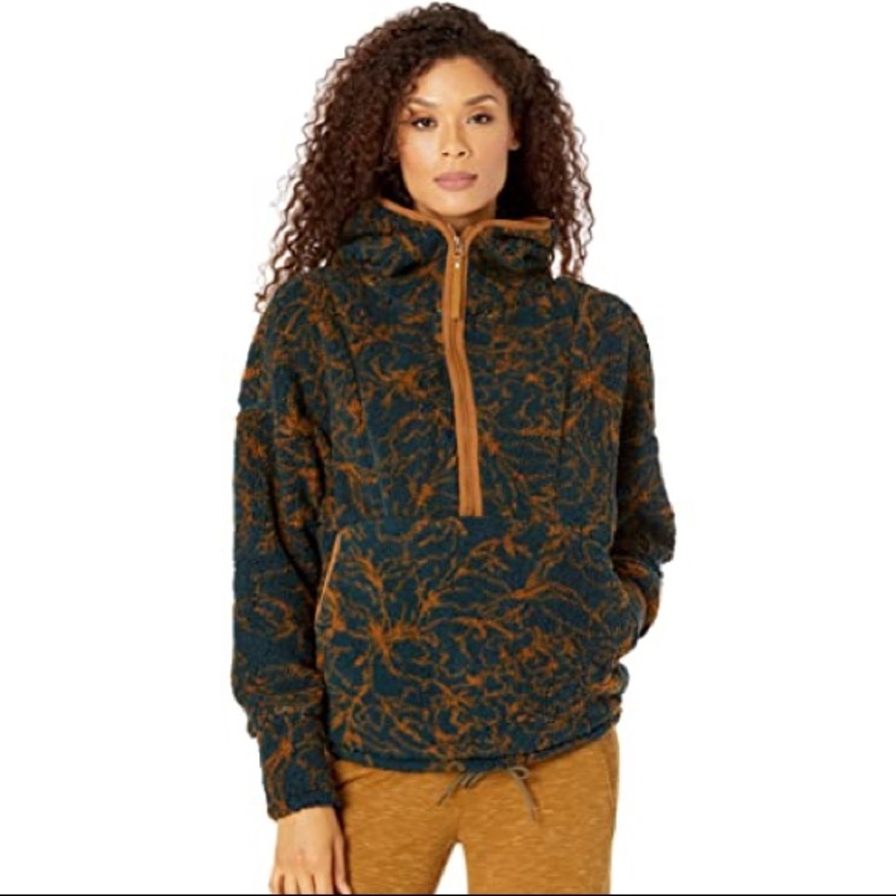 NWOT Prana Polar Escape Half Zip - Batik Foliage